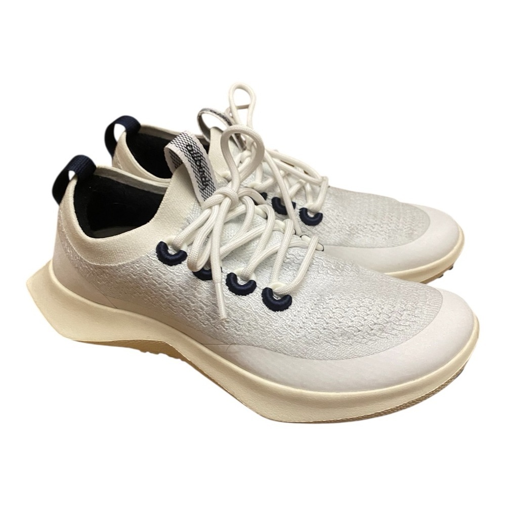 Allbirds Womens White Tree Dashers 2 Utility Sneakers Shoes Size 10.5 Running